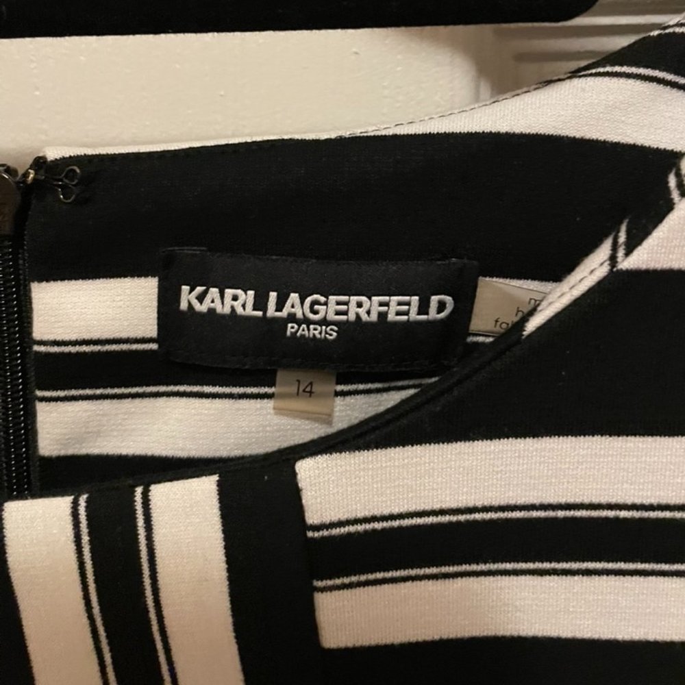 Black and White Karl Lagerfeld Dress
